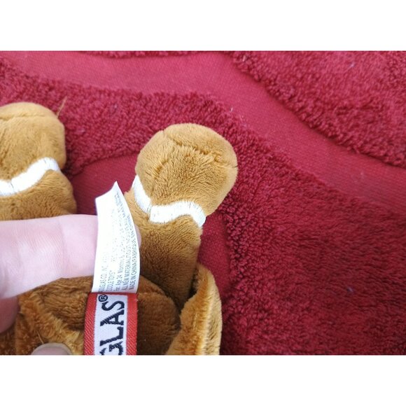 Douglas Gingerbread Girl Plush Toy 8" Brown & White Peppermint Dress Made In Chi - Picture 6 of 6